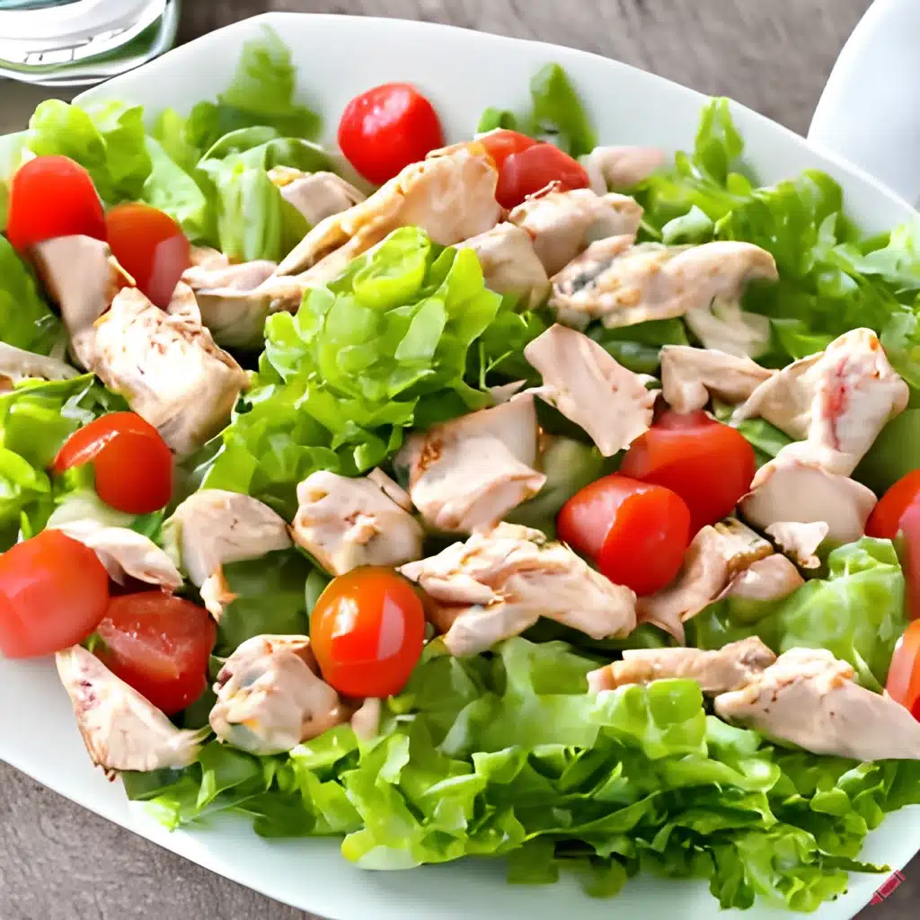 Ensalada de pollo Keto Receta