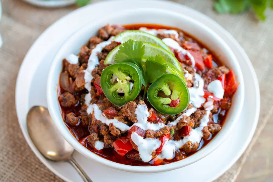 chili keto receta deliciosa y saludable