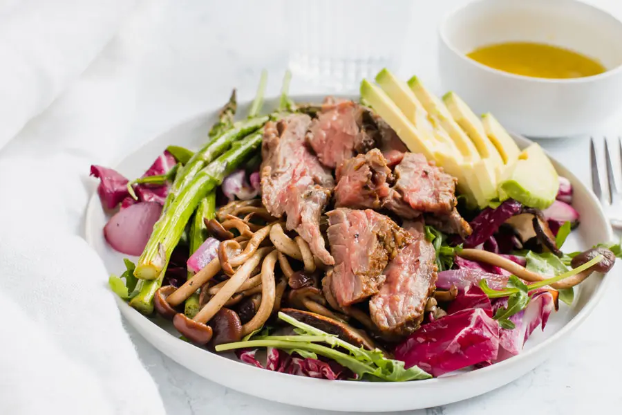 Ensalada De Bistec a La Parrilla keto