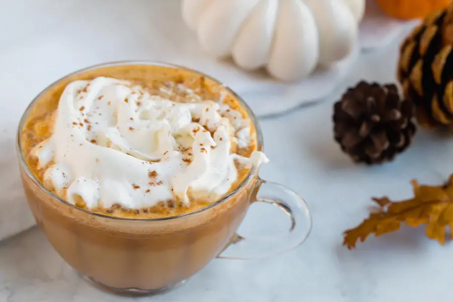 Latte cremoso de calabaza y especias Keto