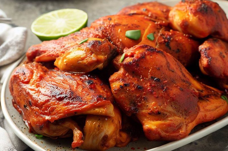 pollo peri peri Keto con Thermomix