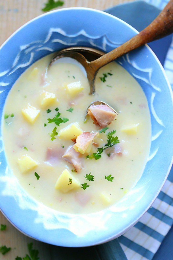 Clam Chowder Keto : Sopa de Almejas