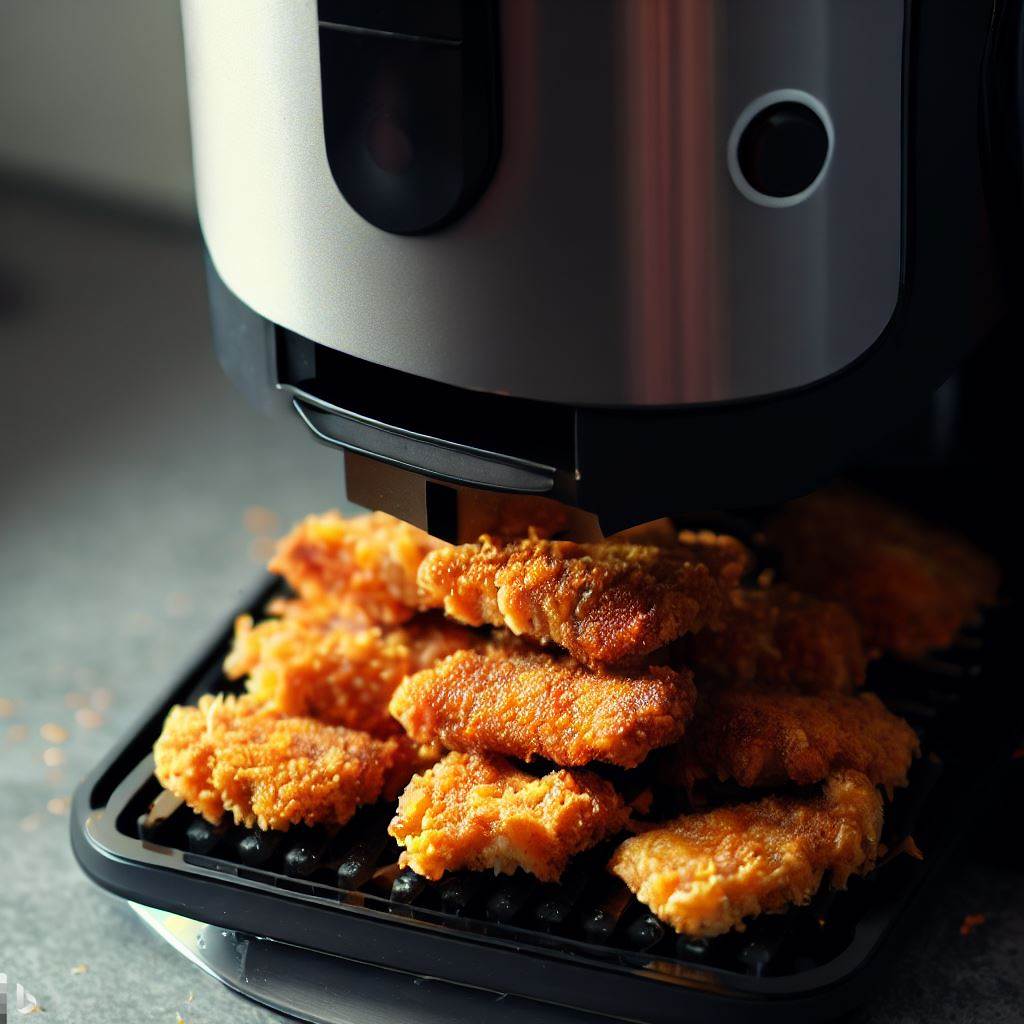 Nuggets de pescado crujientes – Air Fryer – Keto