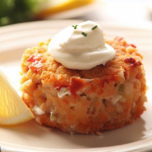 Pastel de Cangrejo con Queso Crema