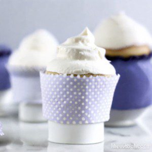 receta cupcakes vainilla con glaseado de queso